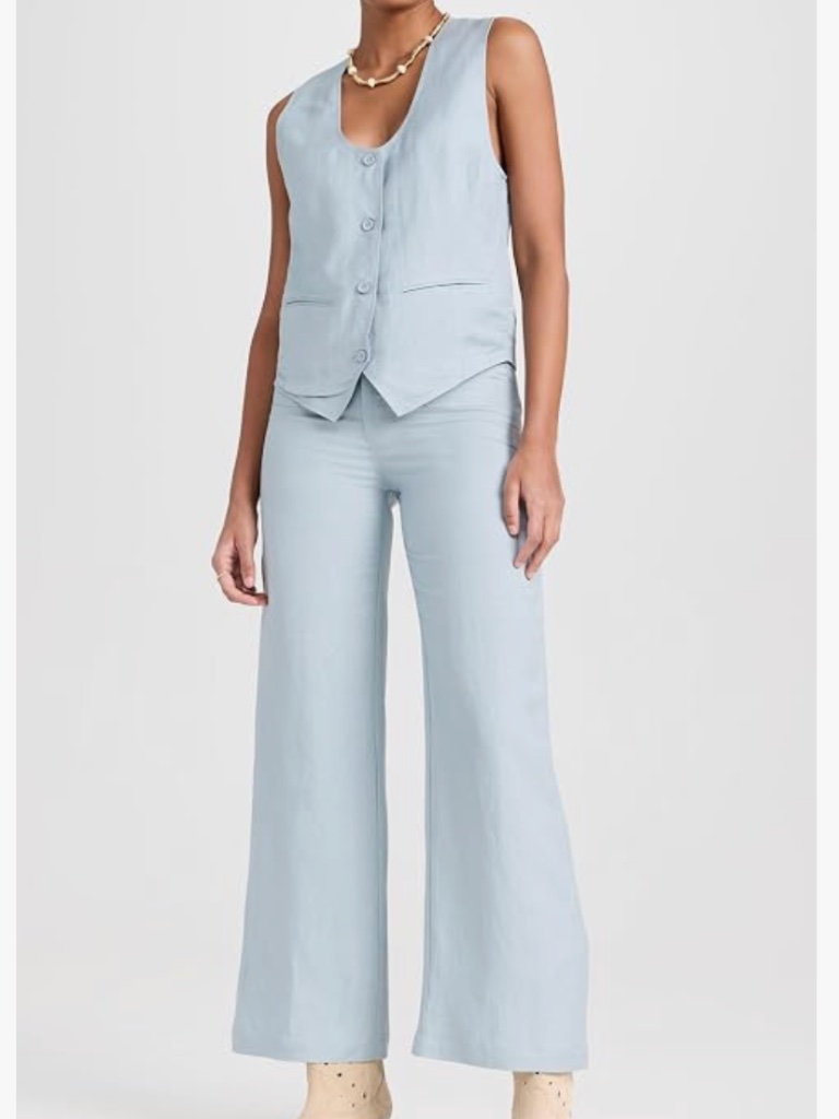 Rolla's Sailor Linen Pant And Vest Set